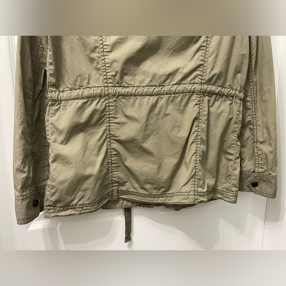 Abercrombie & Fitch Olive Green Full Zip Military Utility Jacket Women's Small - Picture 8 of 10